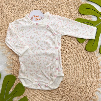 Body Kimono M/L Raminhos Rose - Off White